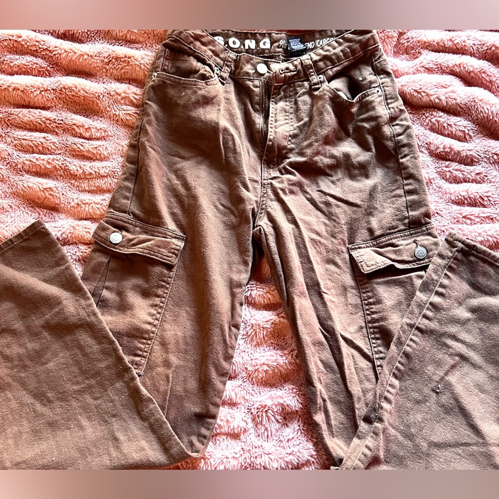 S.o.n.g brown cargo boyfriend jeans
